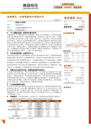 深度报告：砥砺前行，打造智能出行科技公司