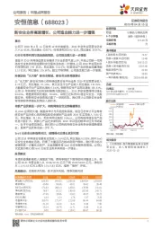 新安全业务高速增长,公司造血能力进一步增强