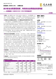 2019年年报点评:新兴安全业务表现抢眼,传统安全业务增速改善明显