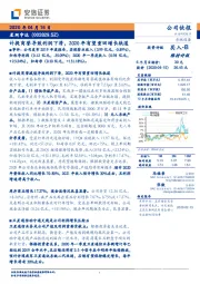 计提商誉导致利润下滑,2020年有望重回增长轨道