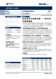 2019年年报点评:长丝差异化体现优势,一体化项目持续推进