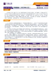 新股询价报告:宇新股份
