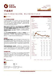 2019年业绩低于我们预期，稀土价格仍有下行压力