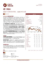 2019年业绩符合预告，1Q20扭亏为盈