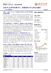 2019年报点评：2020年Q1净利同增96%，持续看好公司大屏生态建设