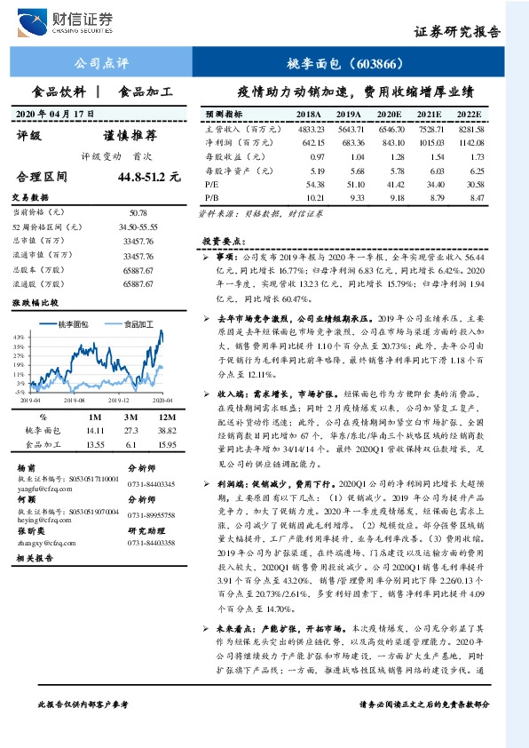 疫情助力动销加速，费用收缩增厚业绩