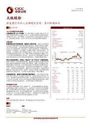 新基建打开收入长期增长空间，盈利短期承压