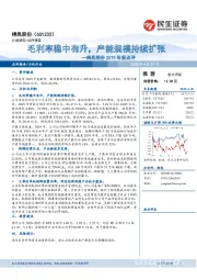 桐昆股份2019年报点评:毛利率稳中有升,产能规模持续扩张