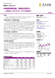 2019年年报点评：水电减发拖累业绩，重视分红吸引力