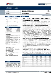 2019年年报点评:疫情下Q1预亏显著,但龙头中线有望加速集中
