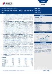 2019年报点评：动力电池盈利能力提升，TWS耳机电池潜力极大