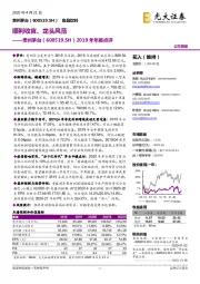 2019年年报点评：顺利收官、龙头风范