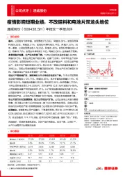 年报及一季报点评:疫情影响短期业绩,不改硅料和电池片双龙头地位