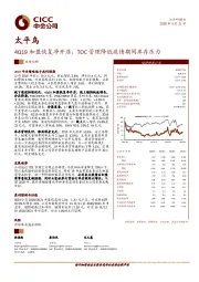 4Q19加盟恢复净开店，TOC管理降低疫情期间库存压力