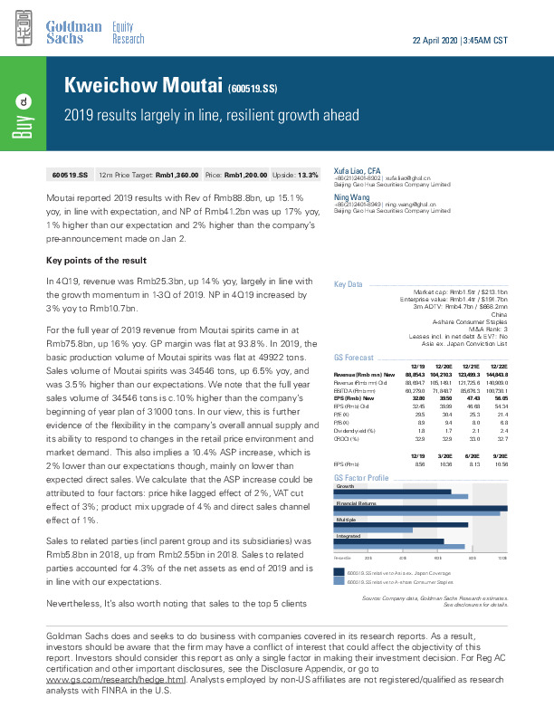 2019 results largely in line, resilient growth ahead