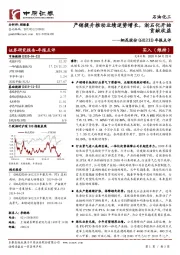 年报点评：产销提升推动业绩逆势增长，浙石化开始贡献收益