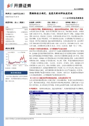 公司信息更新报告：聚醚胺拐点确定，高透光新材料快速突破