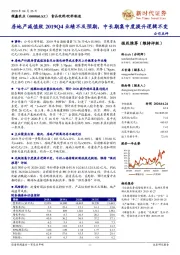 房地产减值致2019Q4业绩不及预期,中长期集中度提升逻辑不变
