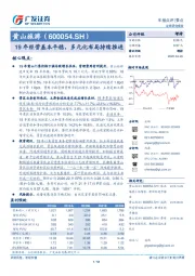 19年经营基本平稳，多元化布局持续推进