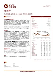 化肥销量大幅增长，1Q20业绩超出预期