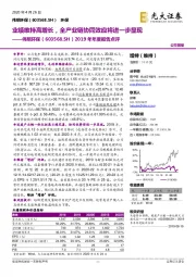 2019年年度报告点评：业绩维持高增长，全产业链协同效应将进一步显现