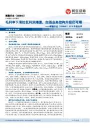 2019年报点评：毛利率下滑拉低利润增速，白酒业务结构升级仍可期