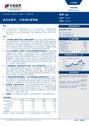 2020年一季报点评：逆风迎增长，中报预告超预期