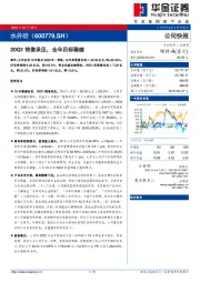 20Q1销售承压，全年目标稳健