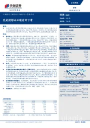 2020年一季报点评：受疫情影响业绩有所下滑