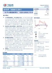 19年业绩稳健增长，1Q20表现优于行业