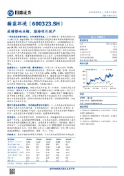 疫情影响业绩，期待项目投产