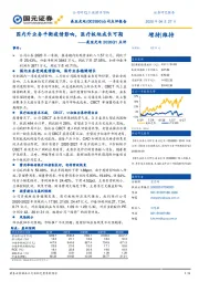 美亚光电2020Q1点评：国内外业务平衡疫情影响，医疗板块成长可期