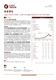 1Q20业绩符合预期，疫情不改AMD相关需求及进口替代趋势