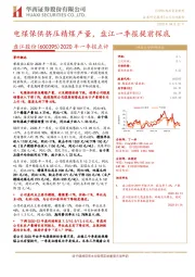 2020年一季报点评:电煤保供挤压精煤产量,盘江一季报提前探底