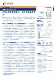 20Q1业绩稳健增长,创新兑现值得期待