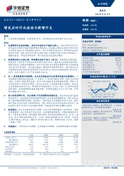 重大事项点评：增发应对行业波动与新增开支