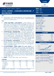 2020年一季报点评：2020Q1业绩亮眼，工程渠道驱动业绩持续高增，产线布局稳步推进
