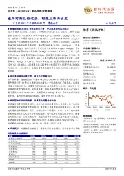 口子窖2019年年报及2020年一季报点评:最坏时刻已经过去,轻装上阵再出发