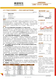 点评报告：2019年稳步扩张高增长，一季度52%增长超市场预期