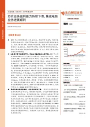 2019年报点评：芯片业务盈利能力持续下滑，集成电路业务进展顺利