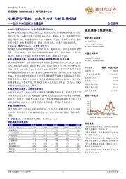 2019年和2020Q1业绩点评:业绩符合预期,电机巨头发力新能源领域