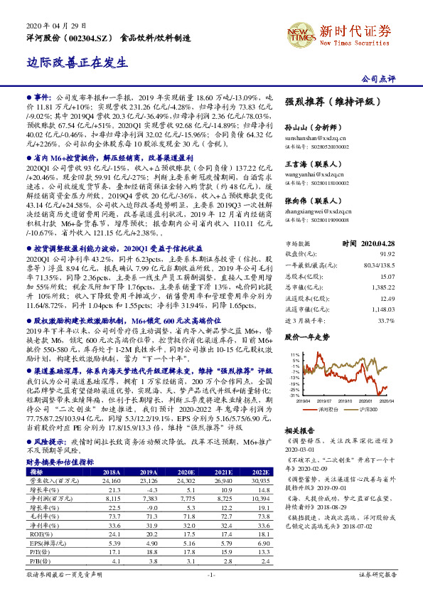 边际改善正在发生