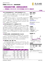 2019年年报及2020年一季报点评：一季报业绩低于预期，自有物业比重较高