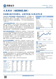 经销模式缓冲终端影响,后续季度着力发展直营电商