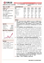 2019年业绩超预期，2020Q1受疫情短期影响，发光、流水线加速装机中