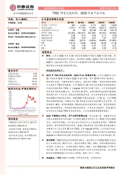 TWS研发兑现利润,2020年看产品升级