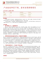 产业链延伸至下游,看好业绩持续增长