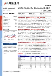 公司信息更新报告：短期承压不改成长本色，涤纶工业丝龙头静待复苏