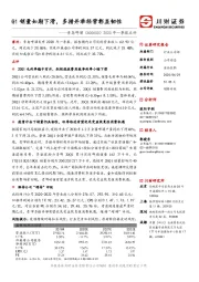 2020年一季报点评：Q1销量如期下滑，多措并举经营彰显韧性