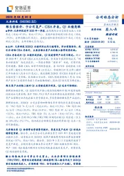 维生素涨价、子公司复产、CISA并表，Q1业绩亮眼